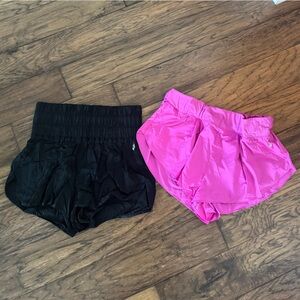 Two pairs of FP Movement shorts